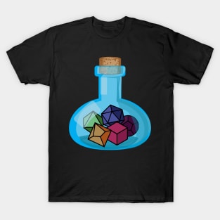 Polyhedral Dice Potion Tabletop RPG - Role Playing Game T-Shirt